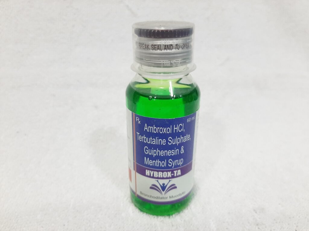 Hybrox TA Syrup Ambroxol HCL 15mg Terbutaline Sulphate 1 25mg