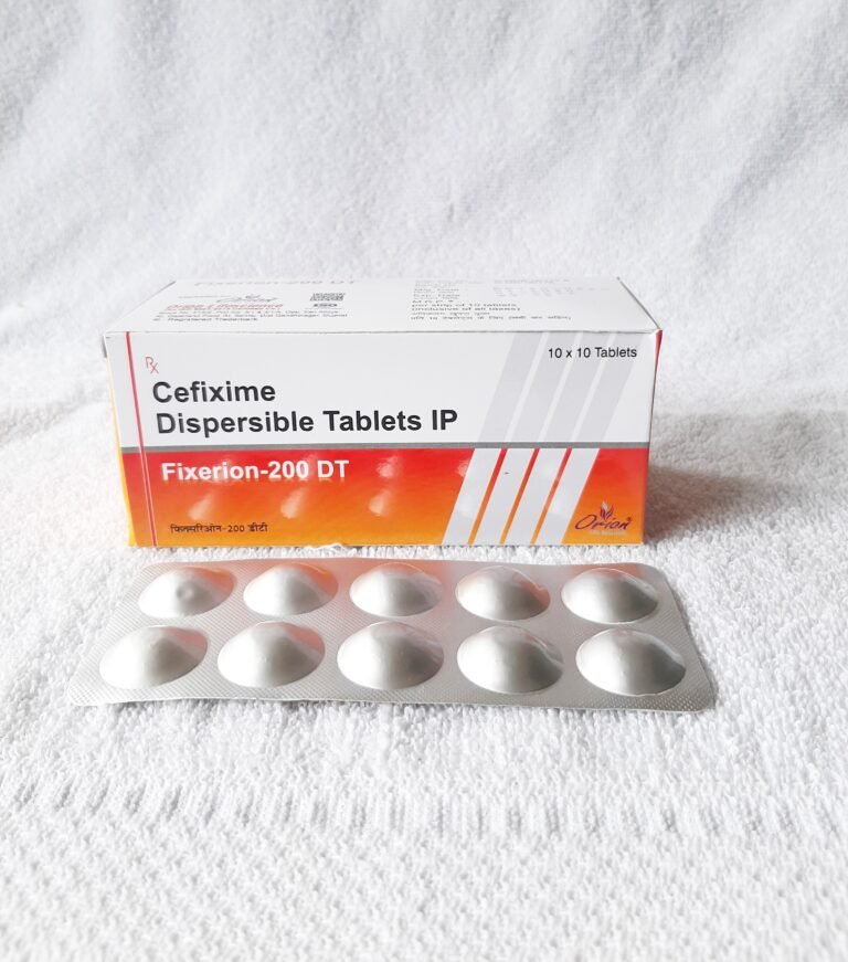 Fixerion 200 Tab Cefixime 200 Mg Tablets Orion Life Science