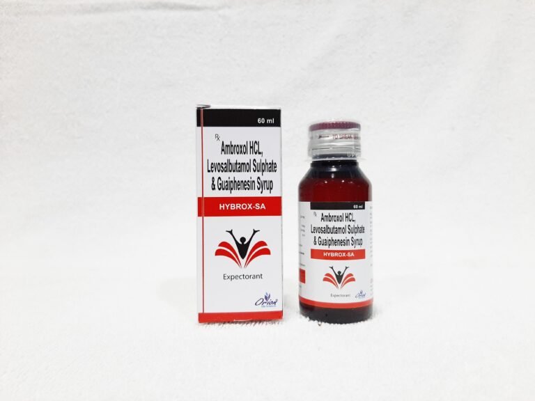 (Hybrox-SA Syrup) Levosalbutamol, Ambroxol Hydrochloride, Guaiphenesin