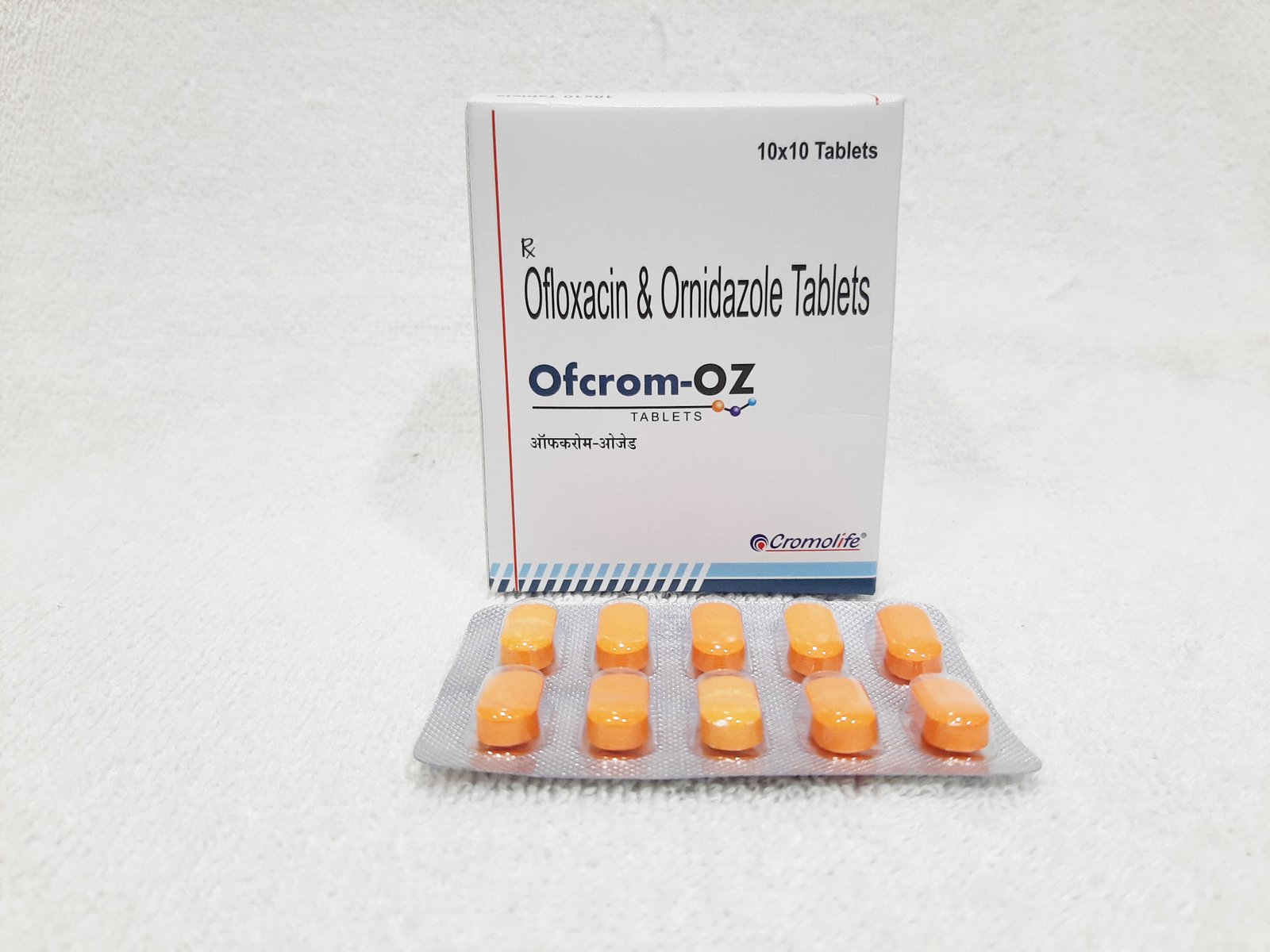 Ciprofloxacin 500mg & ornidazole 500 mg