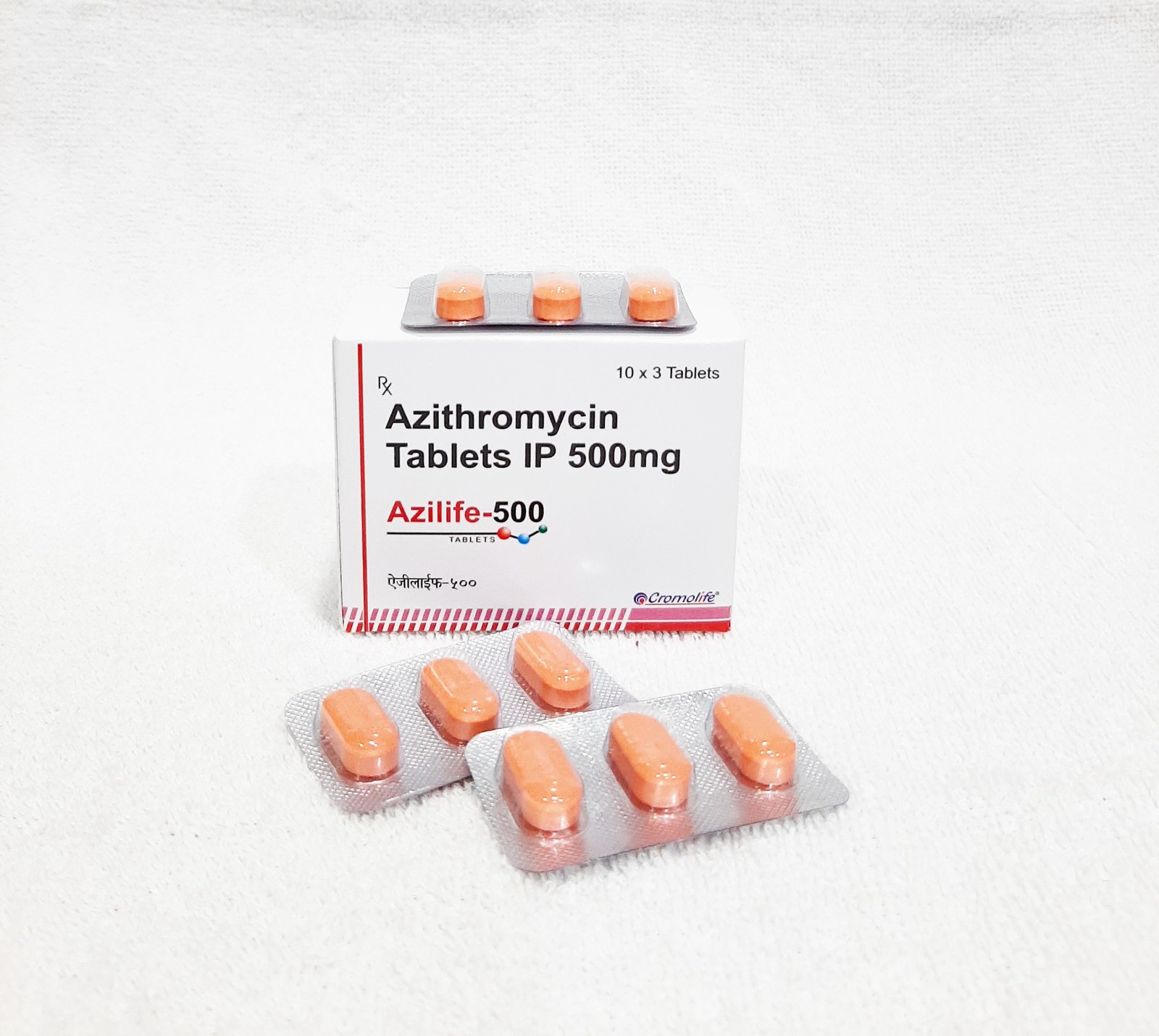  Azilife 500 Tab Azithromycin Tablets IP Orion Life Science